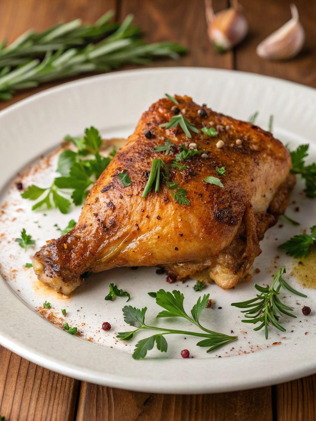 Crispy Chicken Thighs
