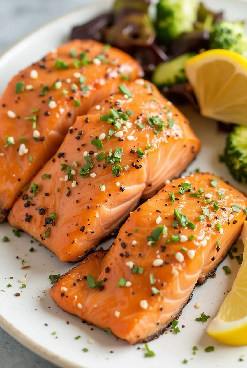 Air Fryer Frozen Salmon